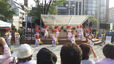 盛岡市中心部や盛岡駅に”規制”~東北絆まつり